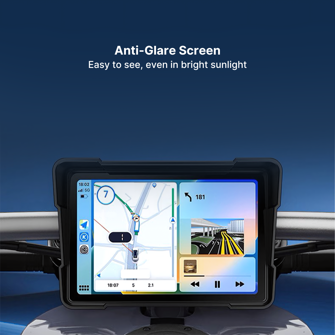 MotoRide Wireless CarPlay Dash Unit for Motorbikes - Image 11