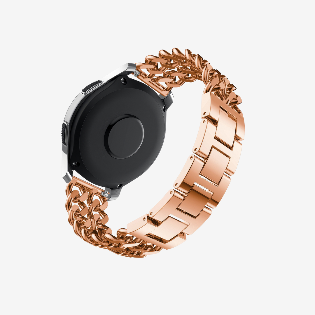 Stainless Steel Chain Link Strap for Samsung Watch - Image 14
