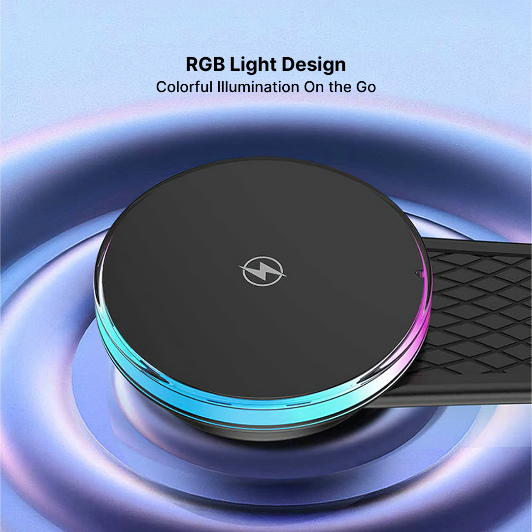 RGB Car Charger Bendable Magnetic Wireless Phone Charger - Image 10