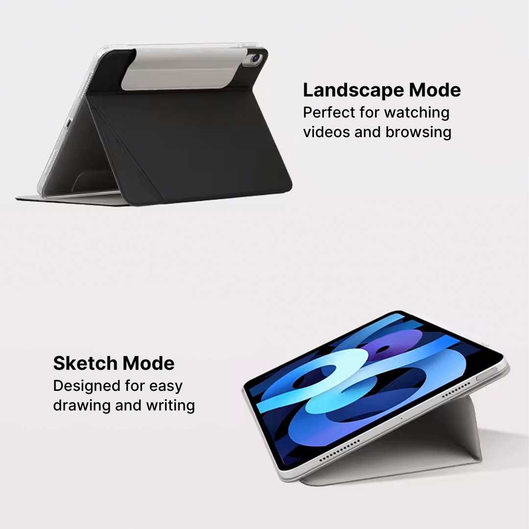 Touch Non-Slip iPad Case 3-Layer Magnetic Separable Design - Image 15