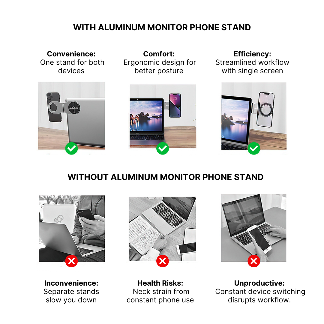 Aluminum Monitor Phone Stand - Image 8