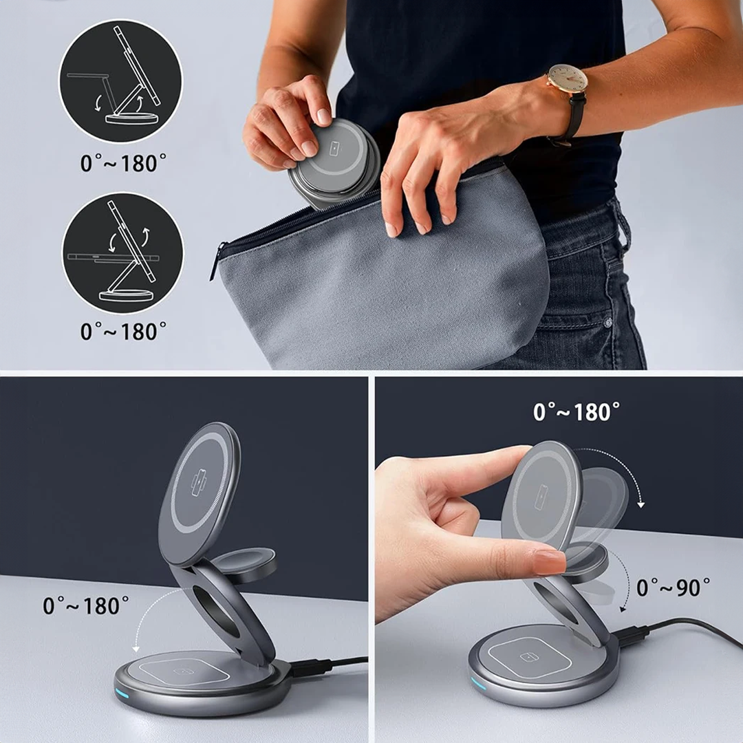 FlexCharge 3-in-1 Magnetic Wireless Charger - Image 14