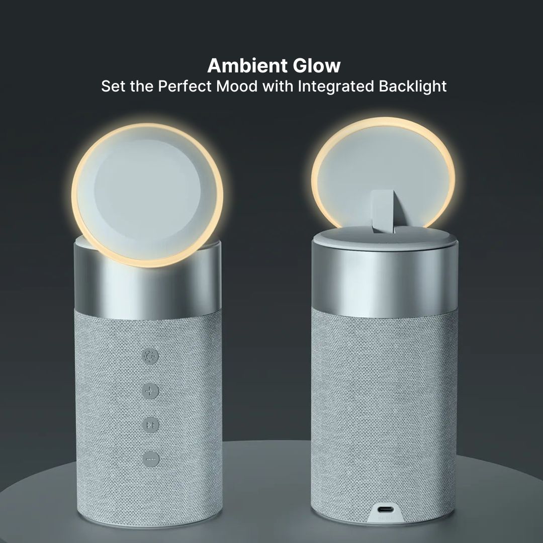 3-in-1 Wireless Charging Hub, Bluetooth Speaker & Night Light - Image 9