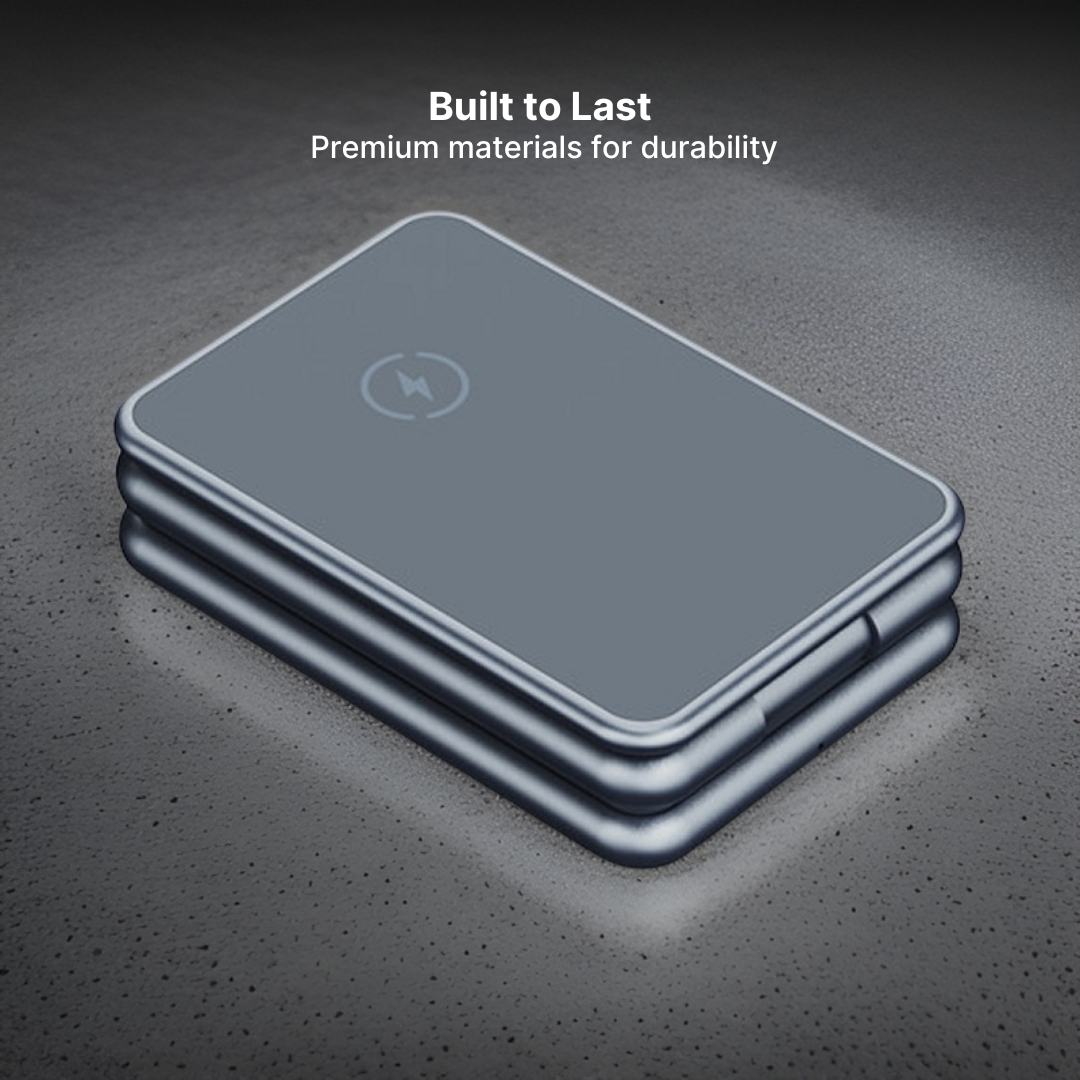 MagFold Pro 3-in-1 Aluminum Wireless Charging Stand - Image 9