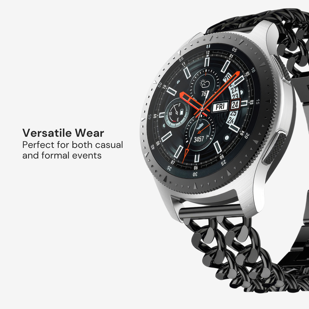 Stainless Steel Chain Link Strap for Samsung Watch - Image 7