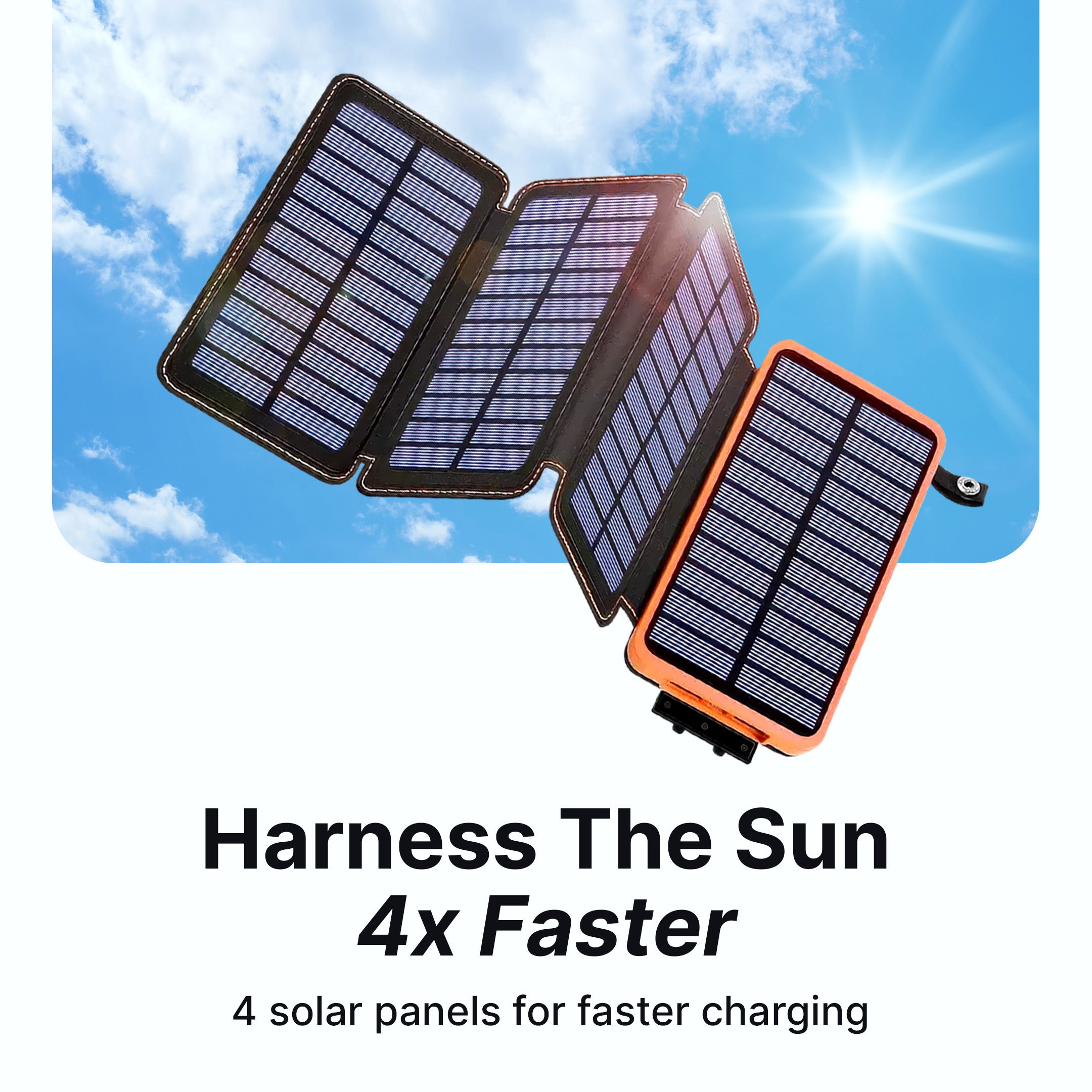 SolaBank Fold Wireless Charging Powerbank 10000mAh - Image 2