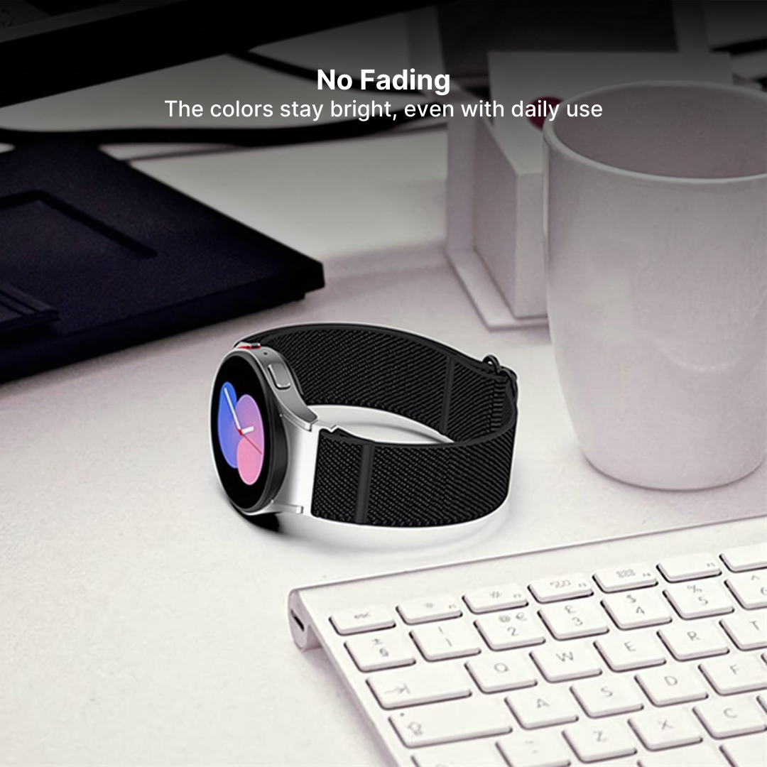 Samsung Galaxy Watch Nylon Strap - Lightweight & Adjustable - Image 7