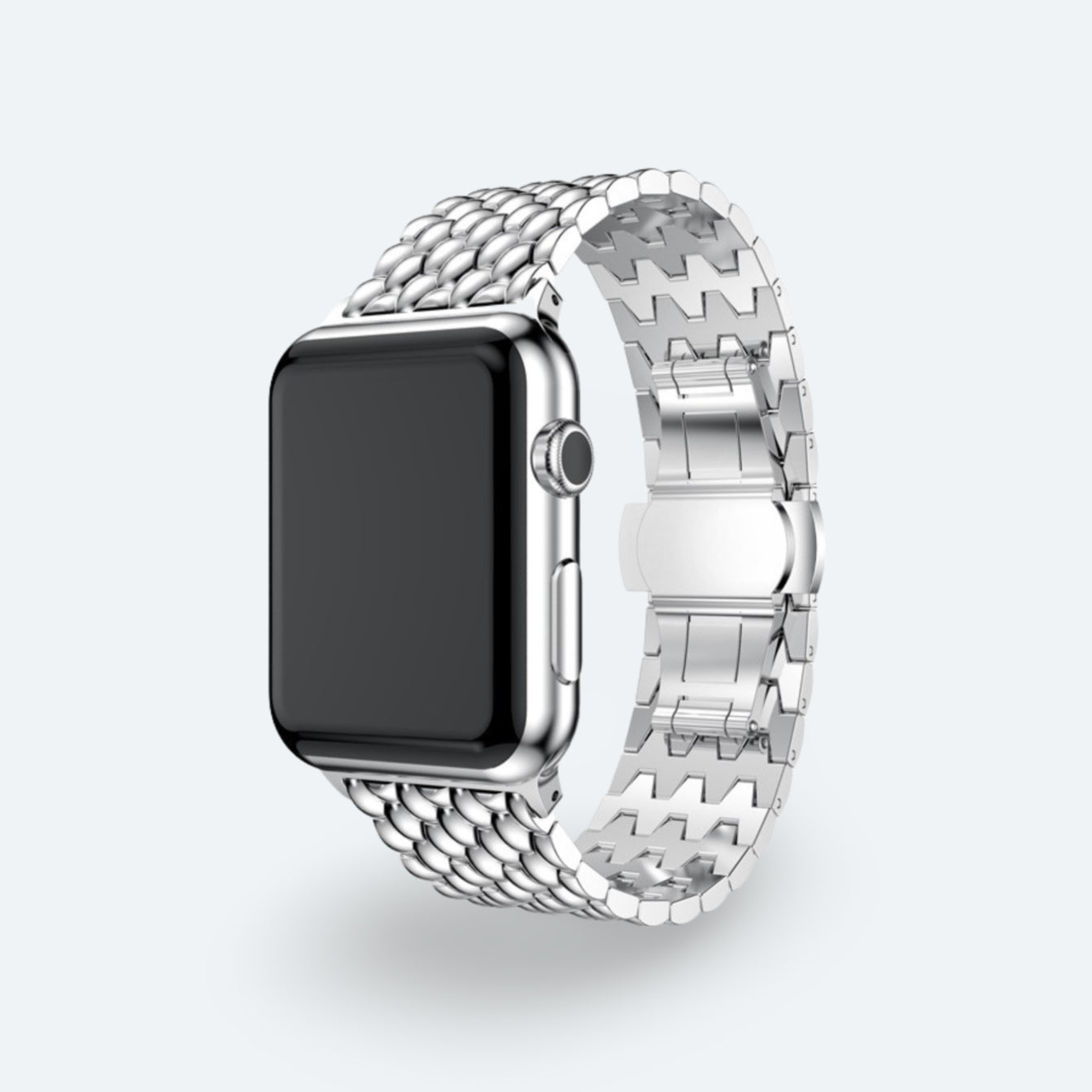 Stainless Metal Apple Watch Band - Image 2