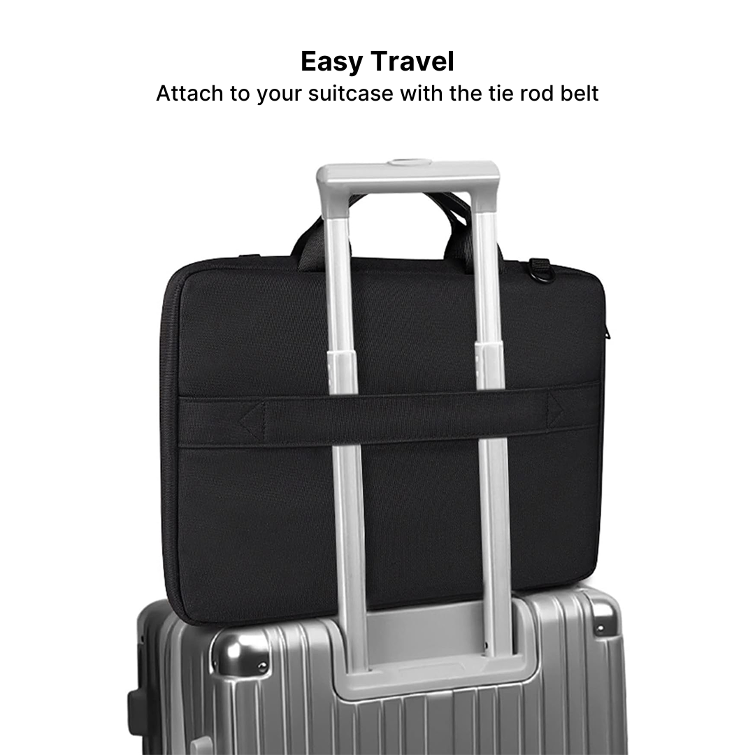 Waterproof Polyester Laptop Shoulder Bag - Image 4