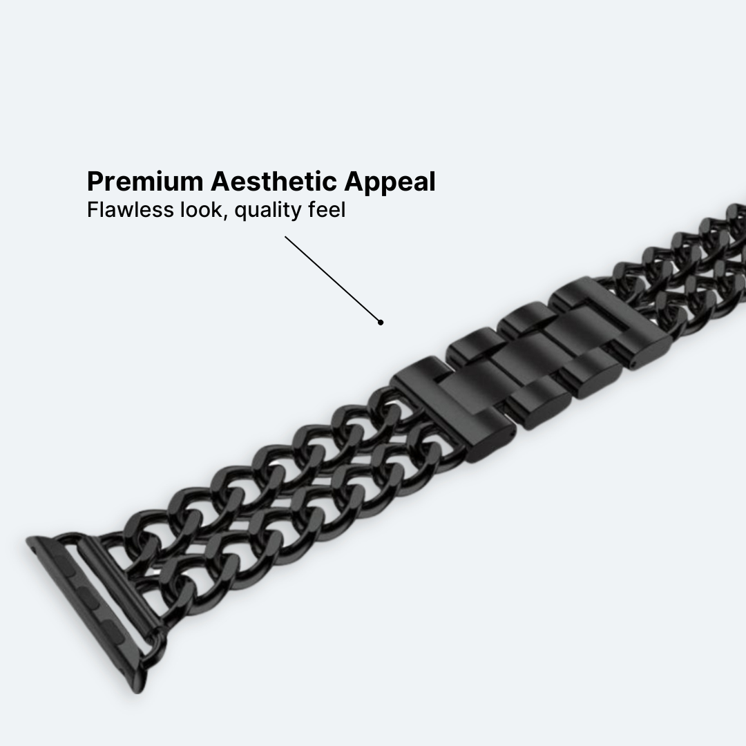 Duo Link Metal Apple Watch Band - Image 5