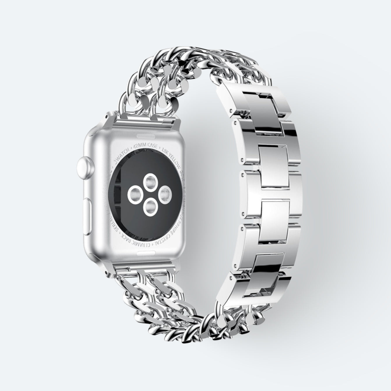 Duo Link Metal Apple Watch Band - Image 9
