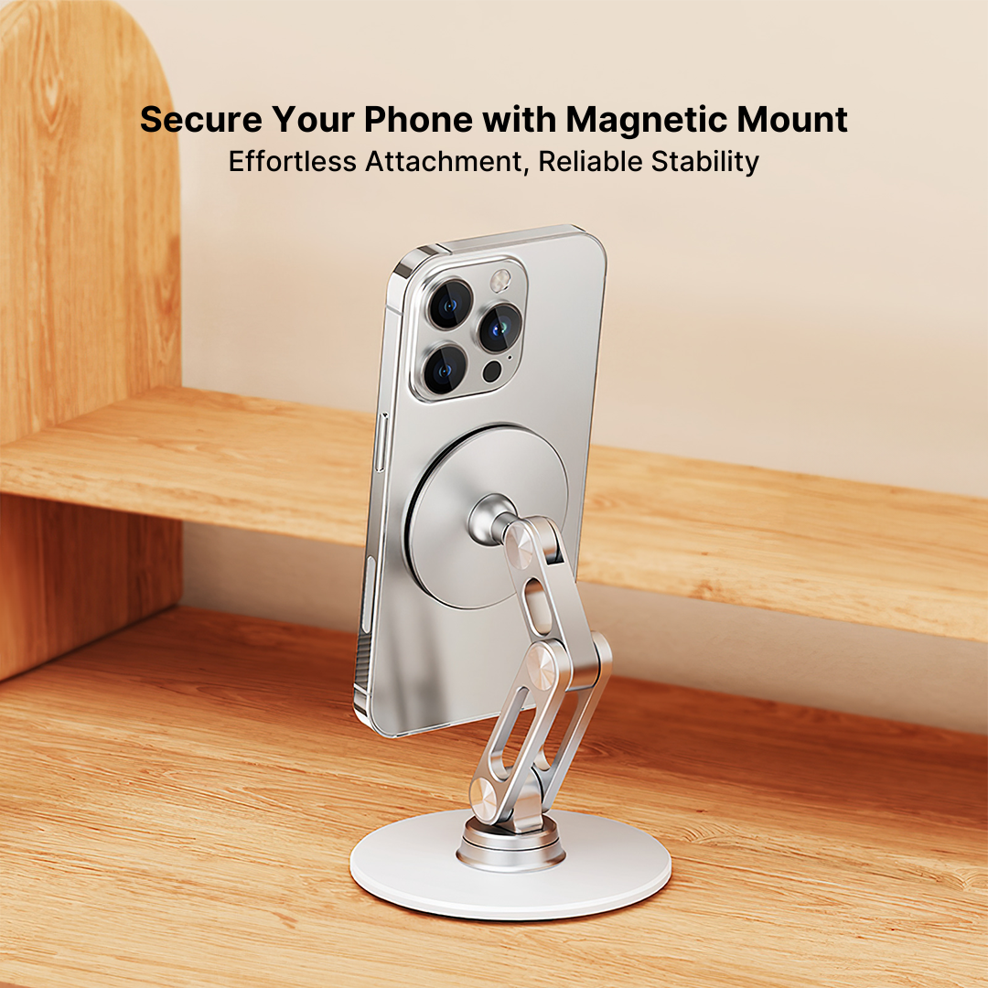 Magnetic Phone Mount - 360° Swivel, Adjustable - Image 3