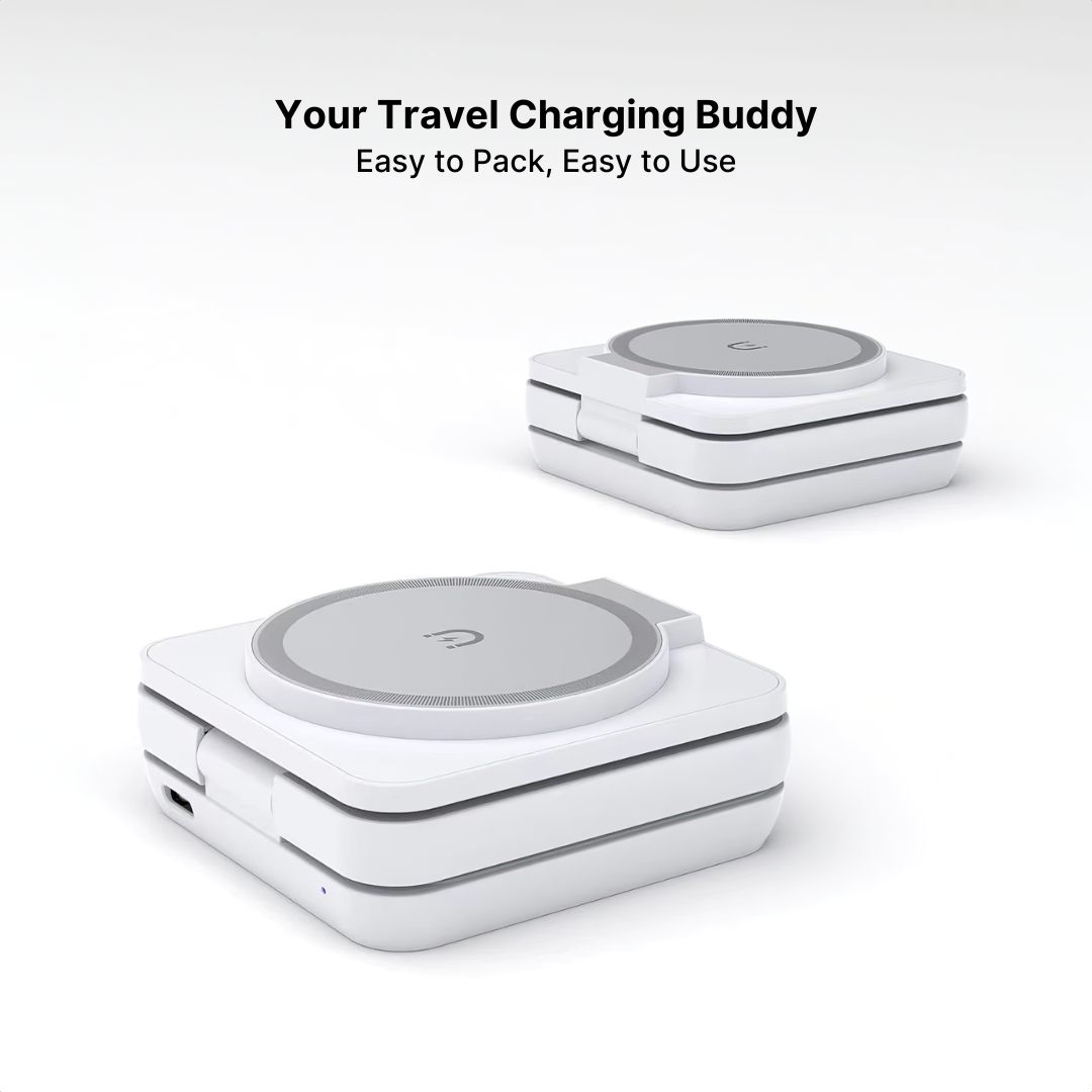 Trio 3-in-1 Foldable Wireless Charging Station - Image 4