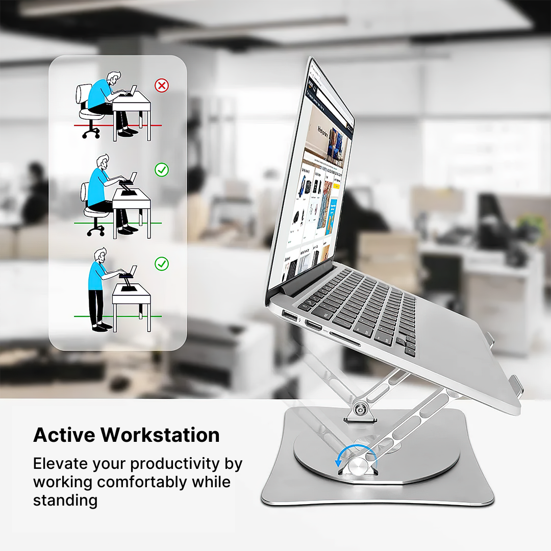 Swivel Laptop Stand 360 - Image 13