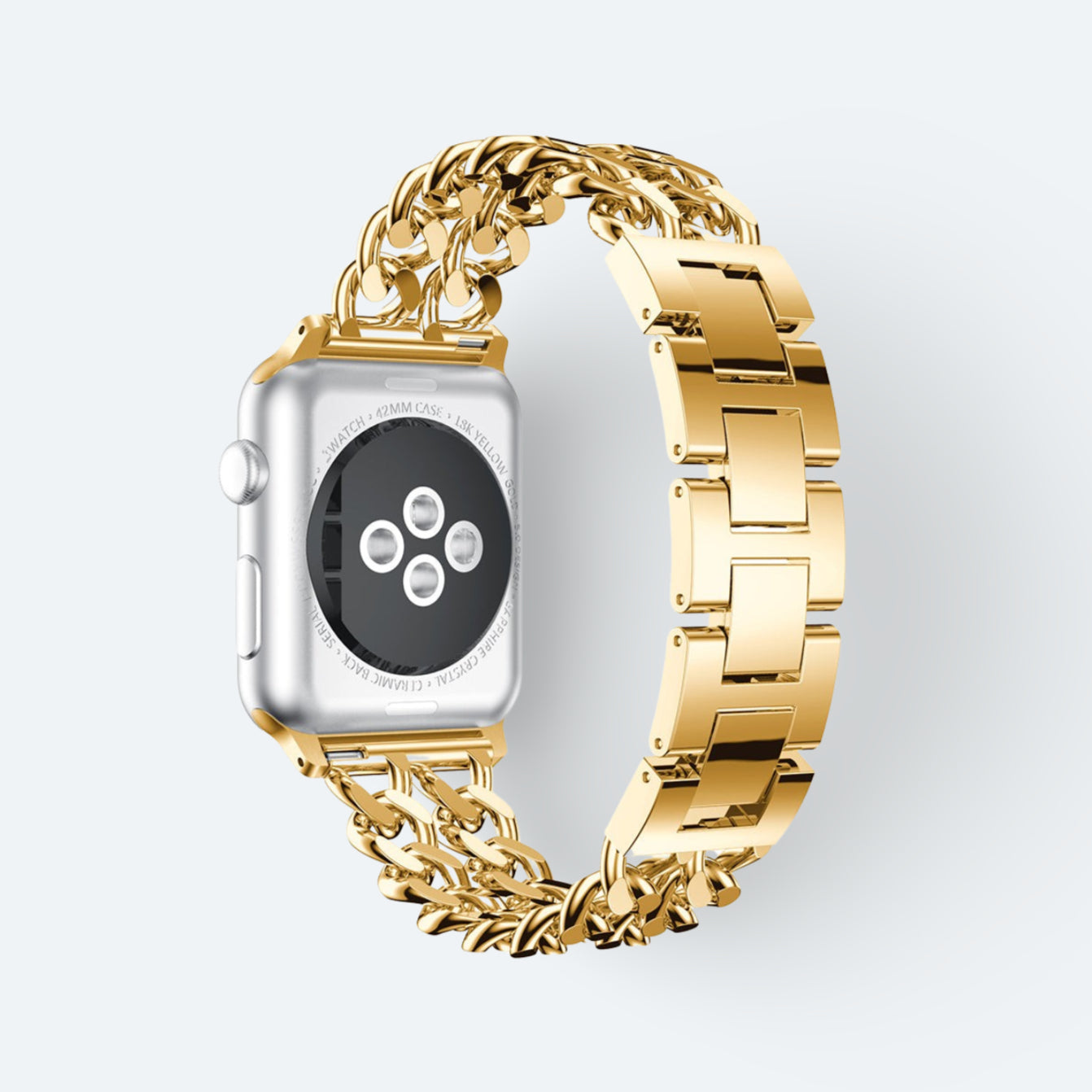 Duo Link Metal Apple Watch Band - Image 11