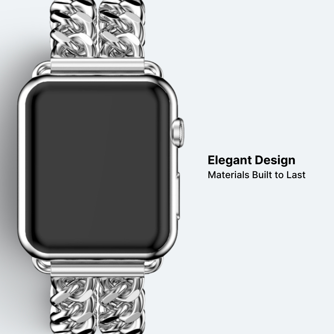 Duo Link Metal Apple Watch Band - Image 6