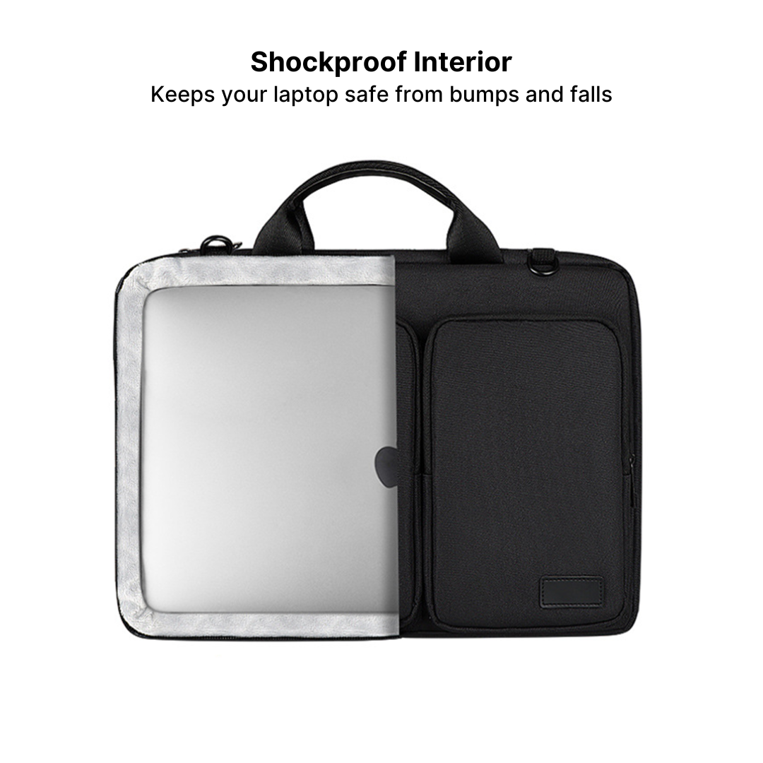 Waterproof Polyester Laptop Shoulder Bag - Image 5