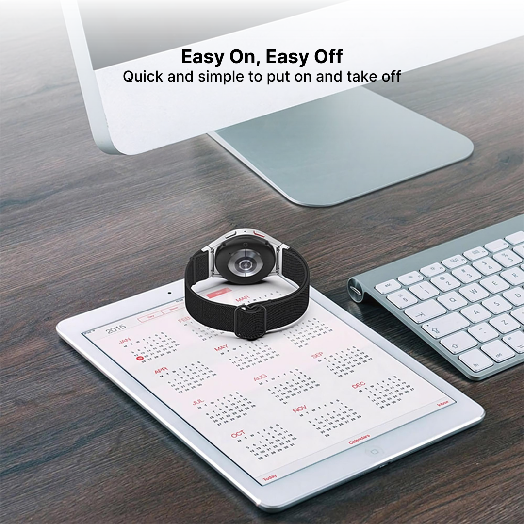 Samsung Galaxy Watch Nylon Strap - Lightweight & Adjustable - Image 8