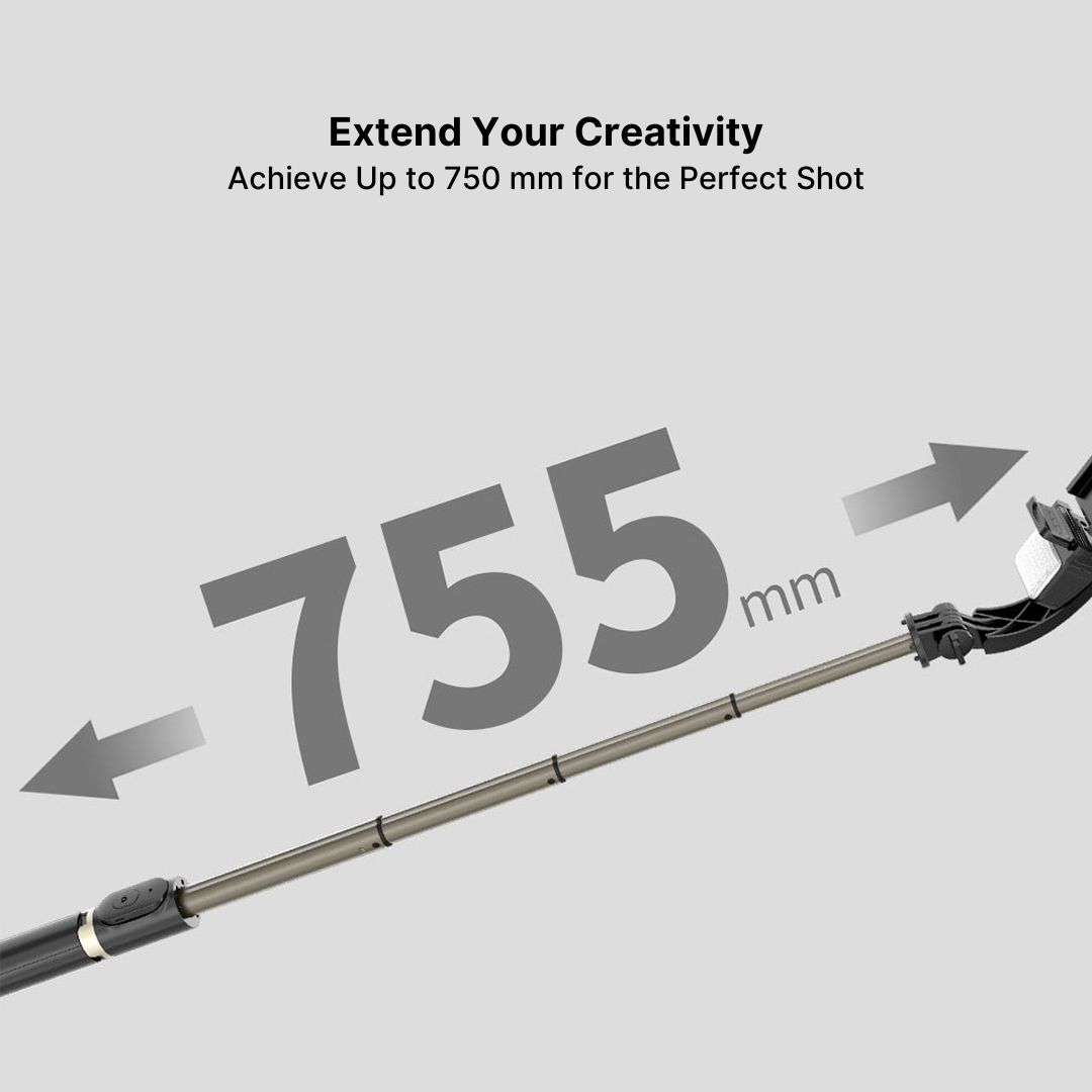 Wireless Bluetooth Selfie Stick Tripod for Creators - Image 3