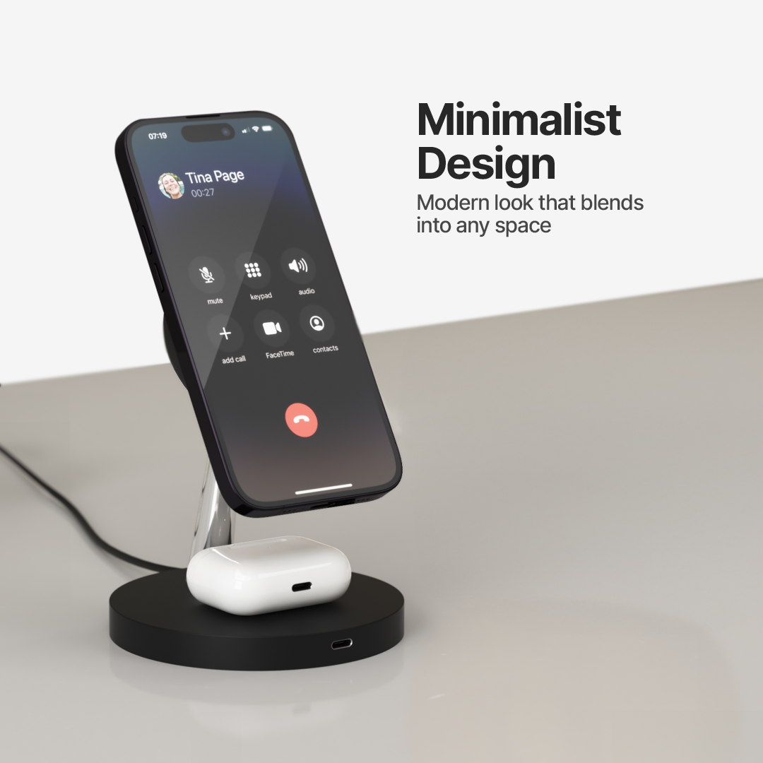 2 in 1 Wireless Charging Station - Image 8