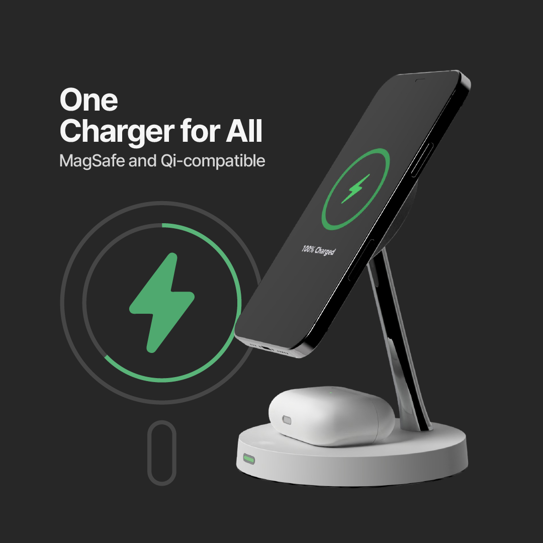 2 in 1 Wireless Charging Station - Image 9
