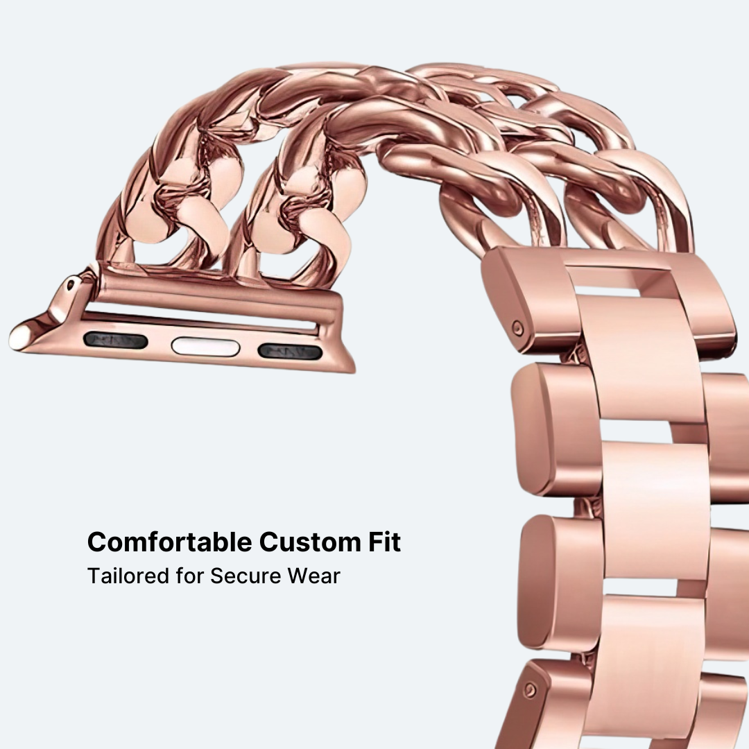 Duo Link Metal Apple Watch Band - Image 8