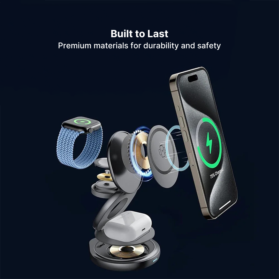FlexCharge 3-in-1 Magnetic Wireless Charger - Image 5
