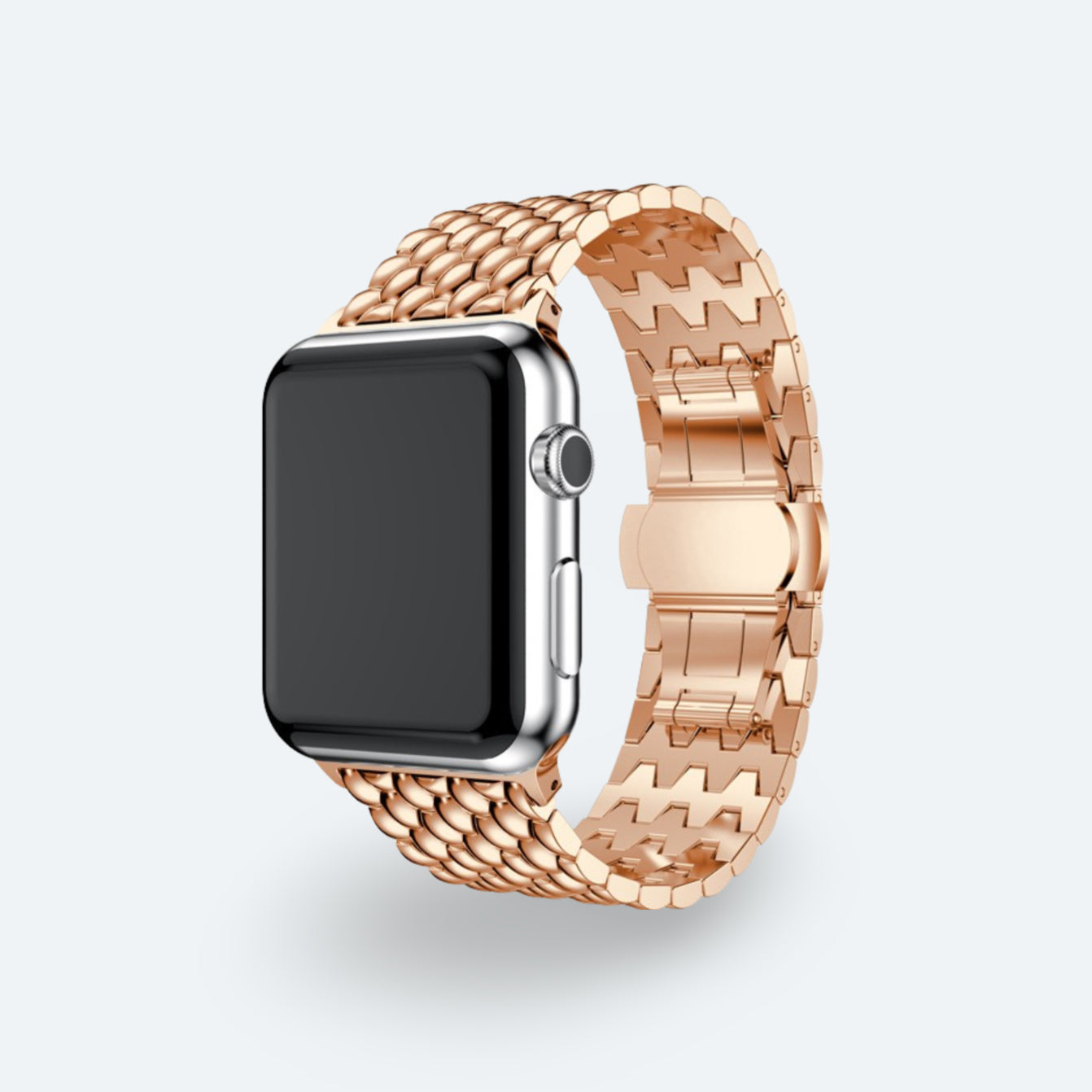Stainless Metal Apple Watch Band - Image 4