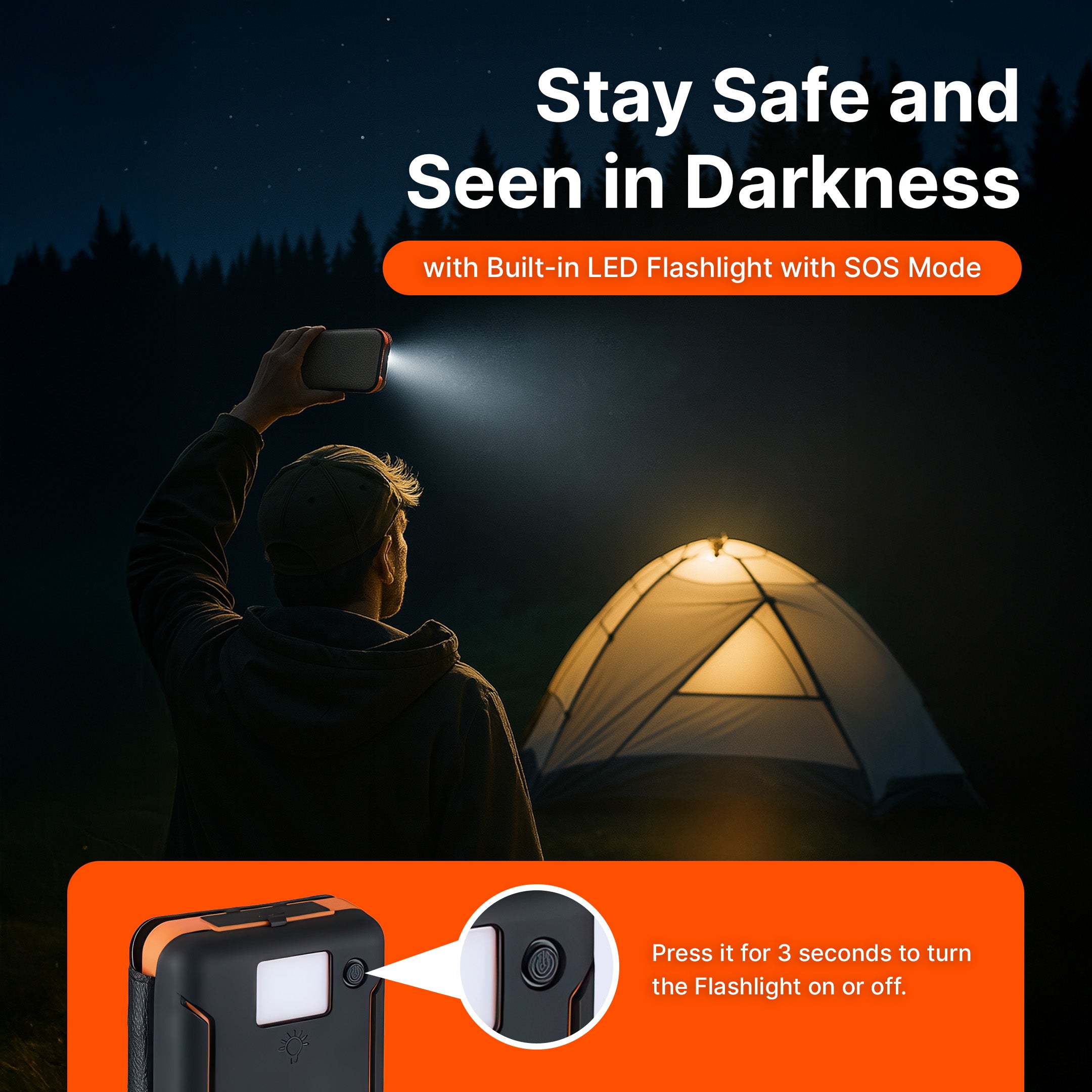 SolaBank Fold Wireless Charging Powerbank 10000mAh - Image 4