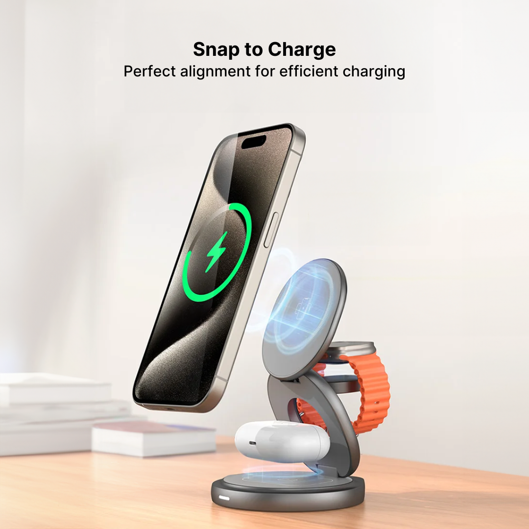 FlexCharge 3-in-1 Magnetic Wireless Charger - Image 6