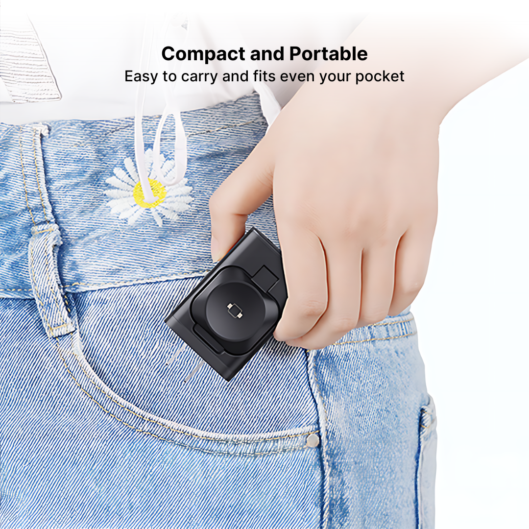 43W Fast Charger – Portable with Foldable Watch Stand - Image 4