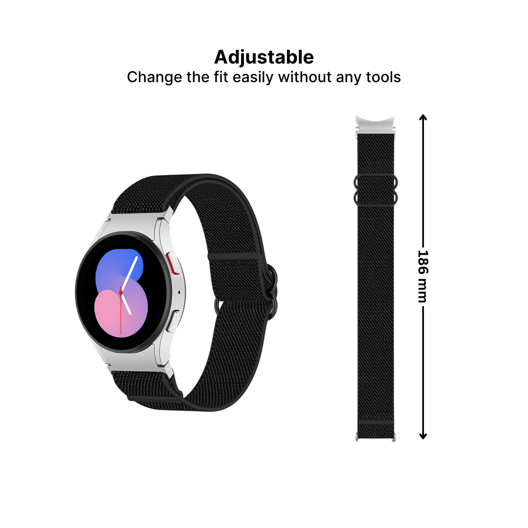 Samsung Galaxy Watch Nylon Strap - Lightweight & Adjustable - Image 10