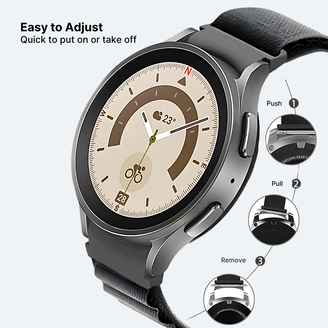 Samsung Galaxy Watch Nylon Loop Band - Image 8