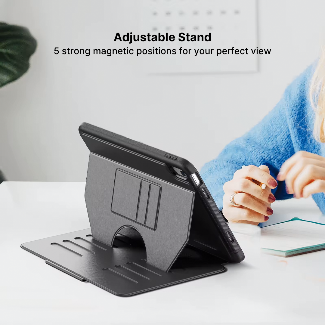 AirFlow Pro iPad Case with Adjustable Kickstand & Pencil Holder - Image 9