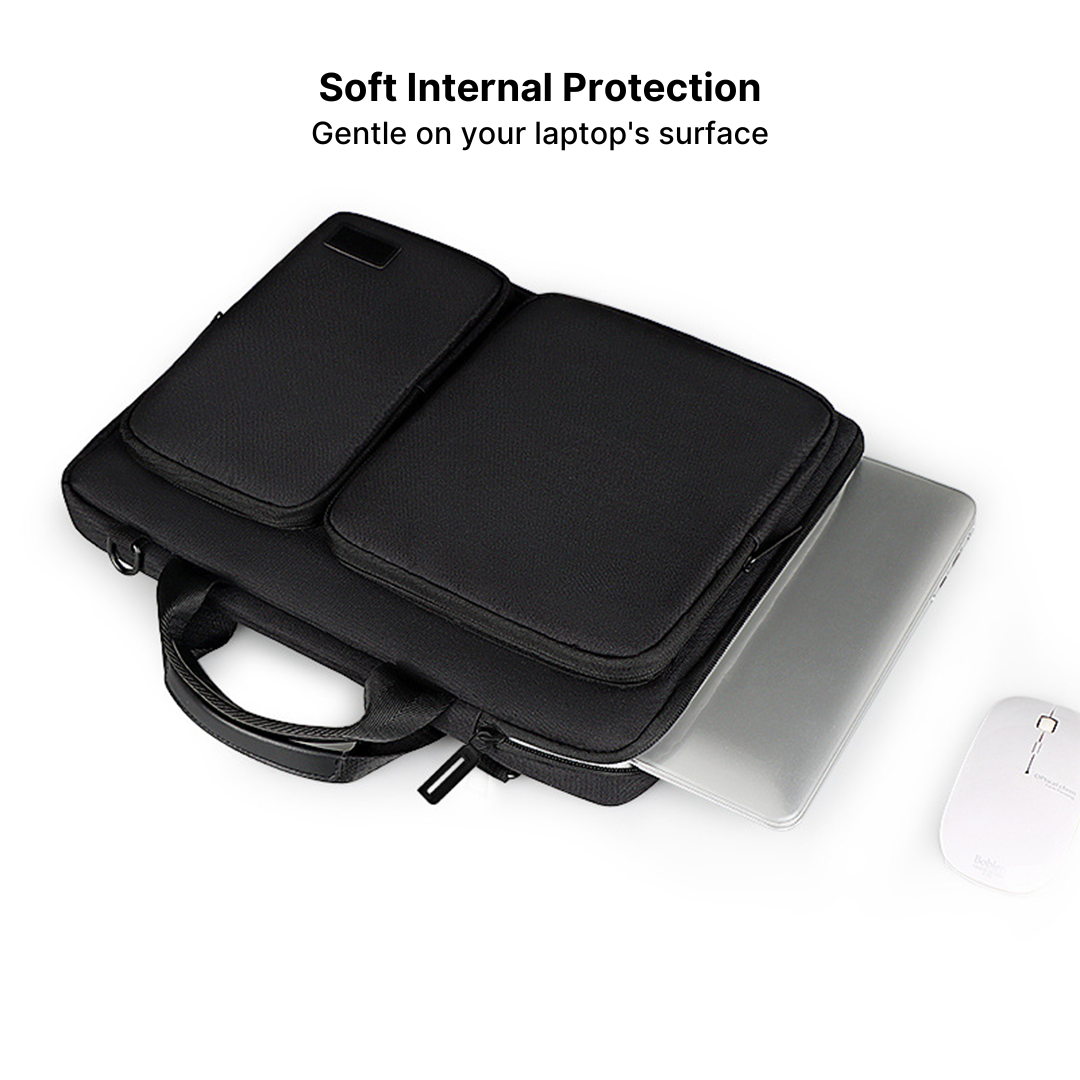 Waterproof Polyester Laptop Shoulder Bag - Image 7