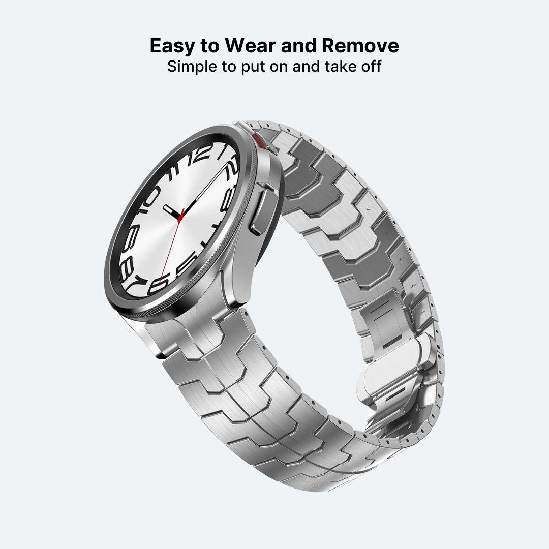 Butterfly Clasp Metal Band for Samsung Watch - Image 4
