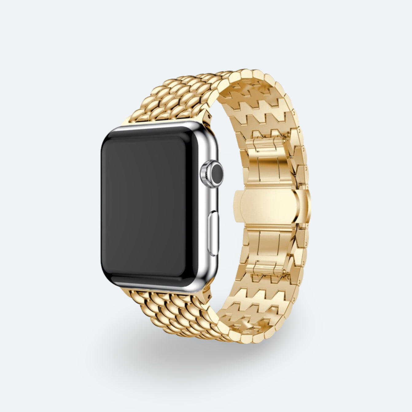 Stainless Metal Apple Watch Band - Image 3