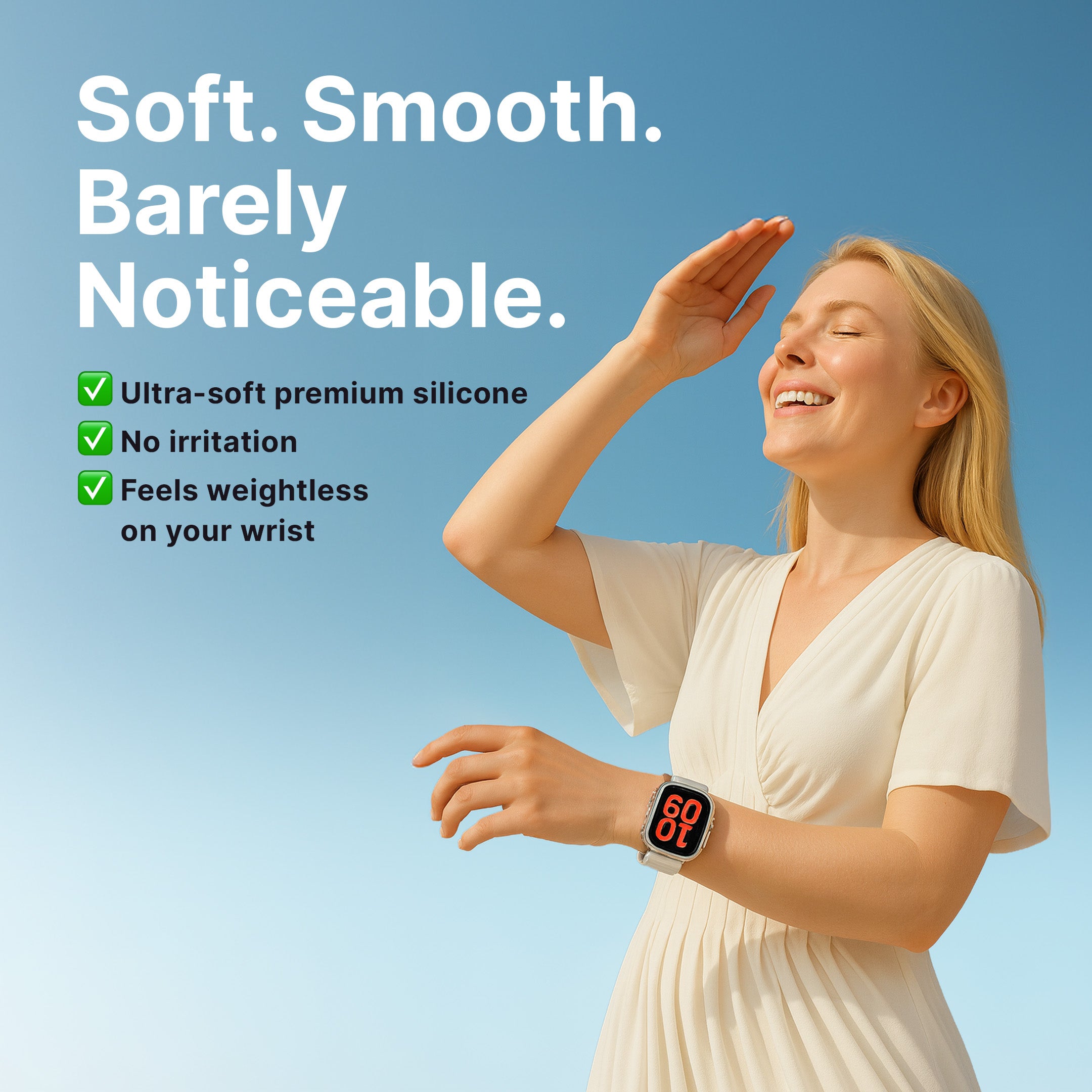 Magnetic Silicone Apple Watch Band - Image 5