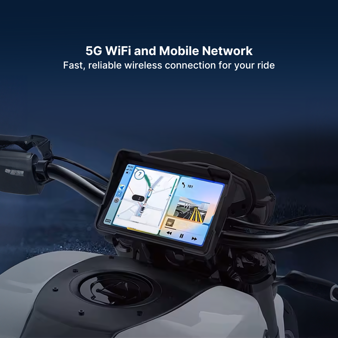 MotoRide Wireless CarPlay Dash Unit for Motorbikes - Image 6