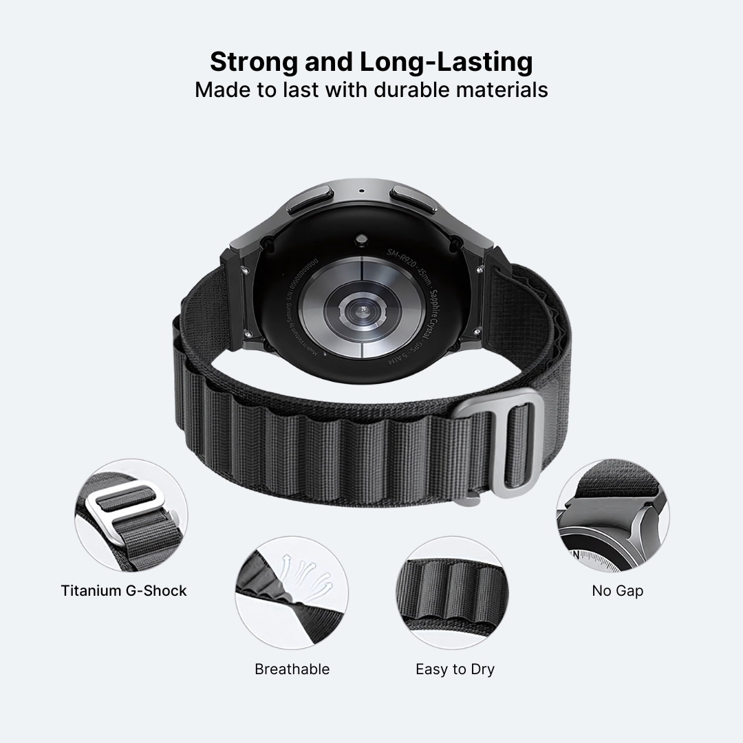 Samsung Galaxy Watch Nylon Loop Band - Image 9