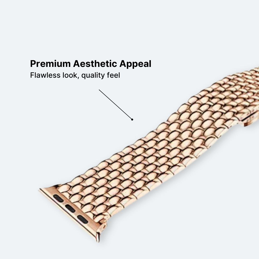Stainless Metal Apple Watch Band - Image 7