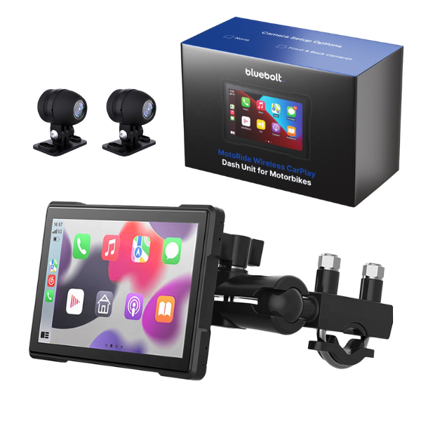 MotoRide Wireless CarPlay Dash Unit for Motorbikes - Image 2
