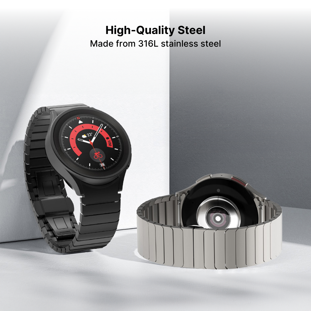 Slimline Stainless Steel Strap for Galaxy Watch - Image 5