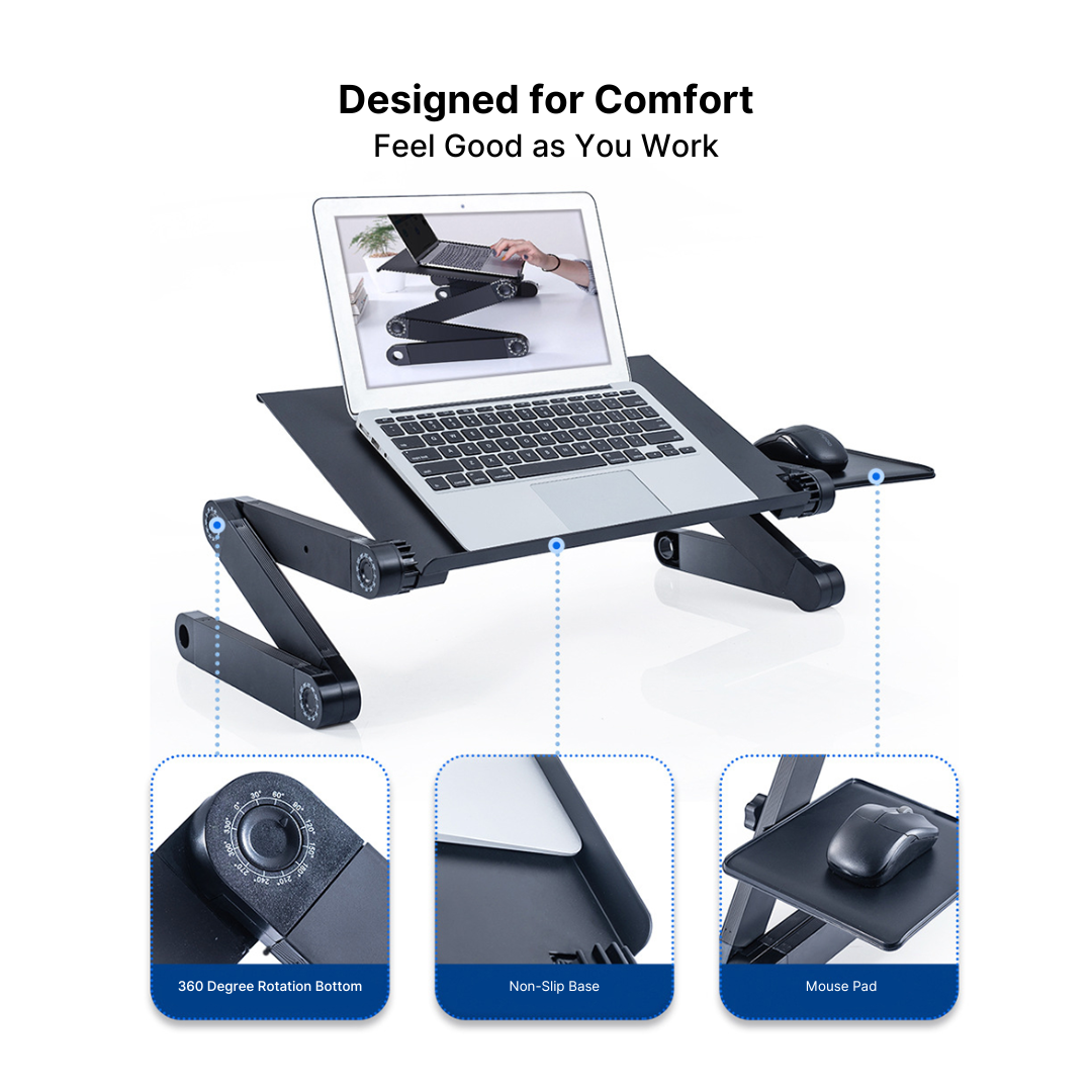 Aluminum Laptop Stand with Adjustable Shelf - Image 6