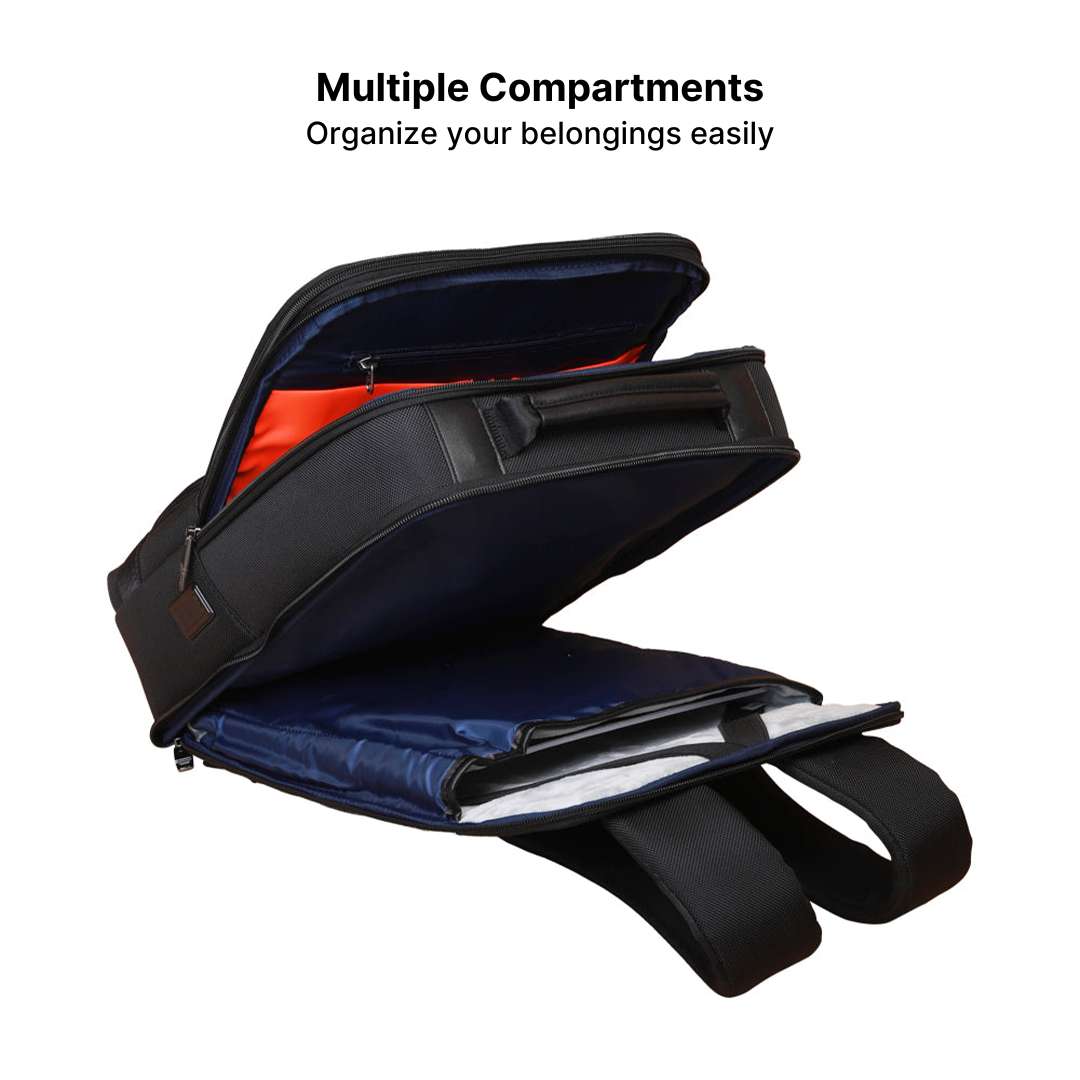 Anti-Theft Leather Laptop Backpack with USB Charging - Image 6