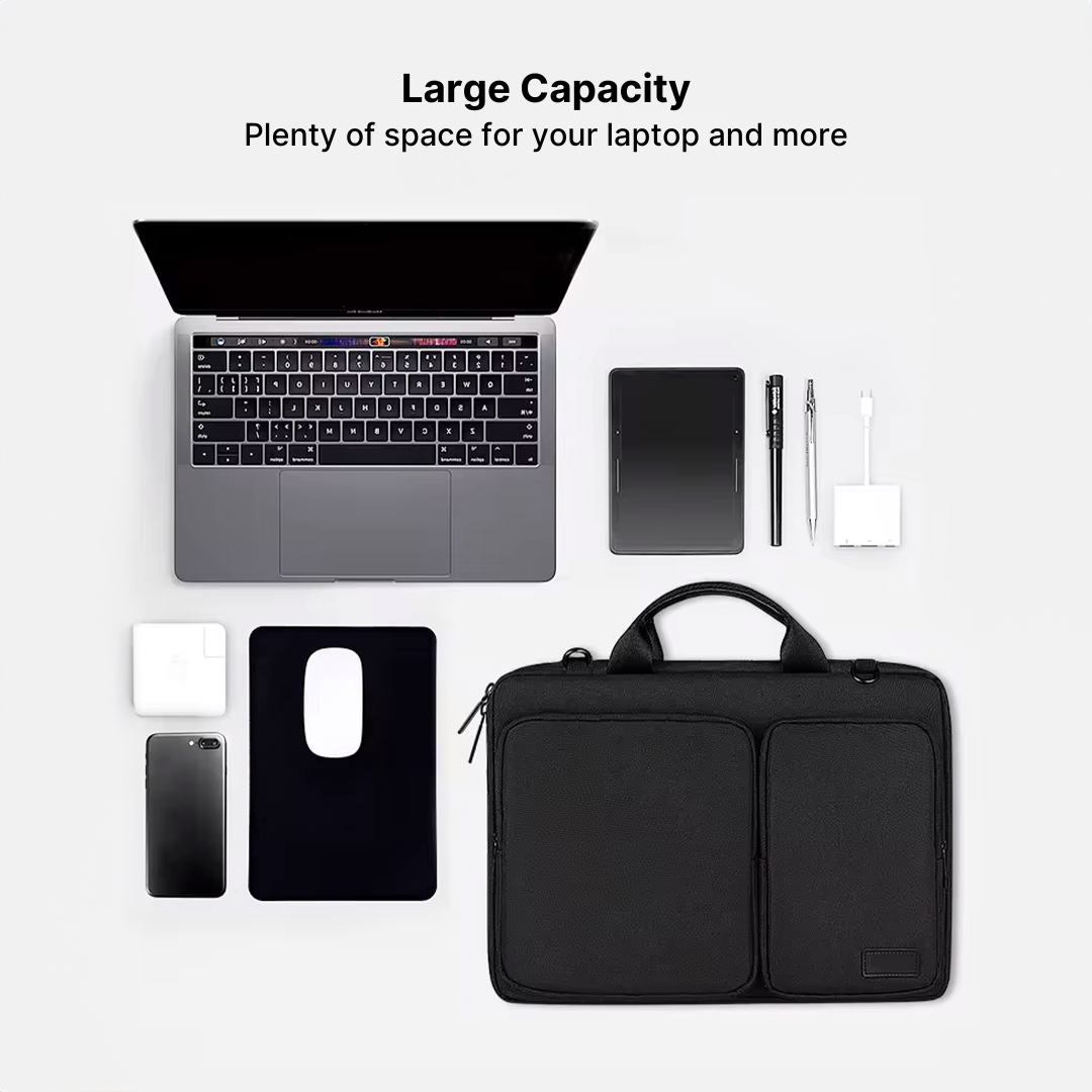 Waterproof Polyester Laptop Shoulder Bag - Image 8