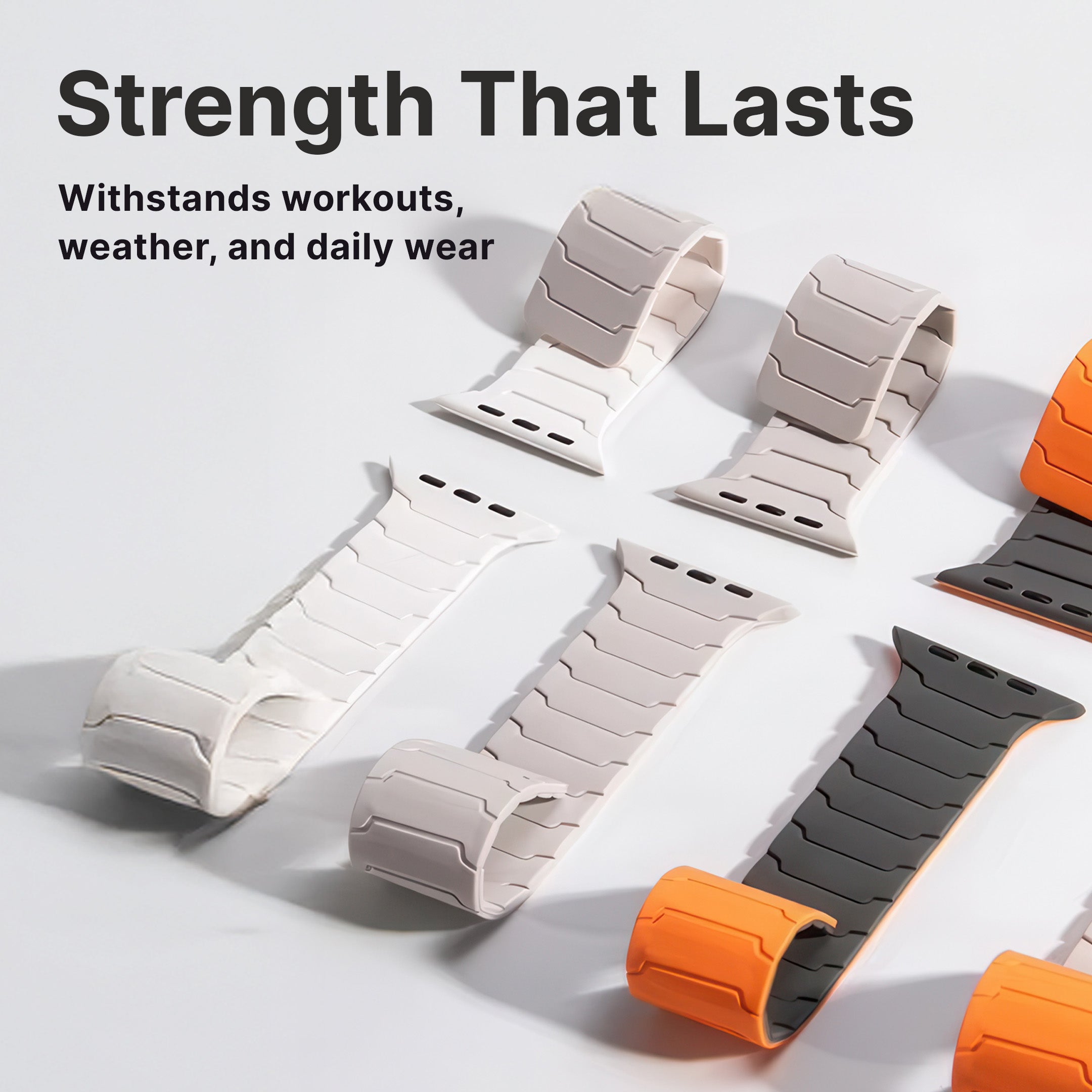 Magnetic Silicone Apple Watch Band - Image 7