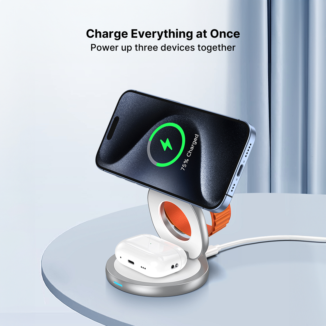 FlexCharge 3-in-1 Magnetic Wireless Charger - Image 8