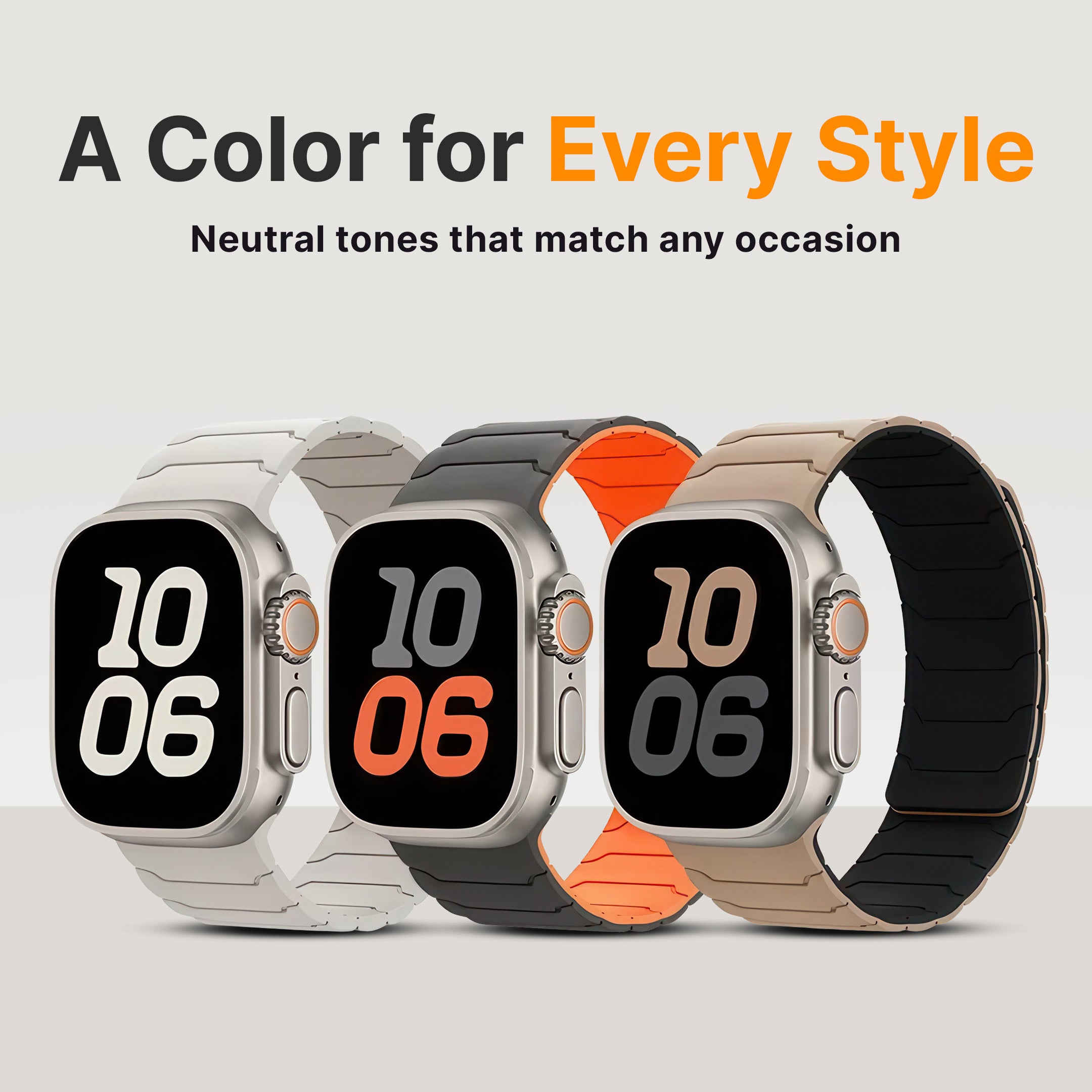 Magnetic Silicone Apple Watch Band - Image 8