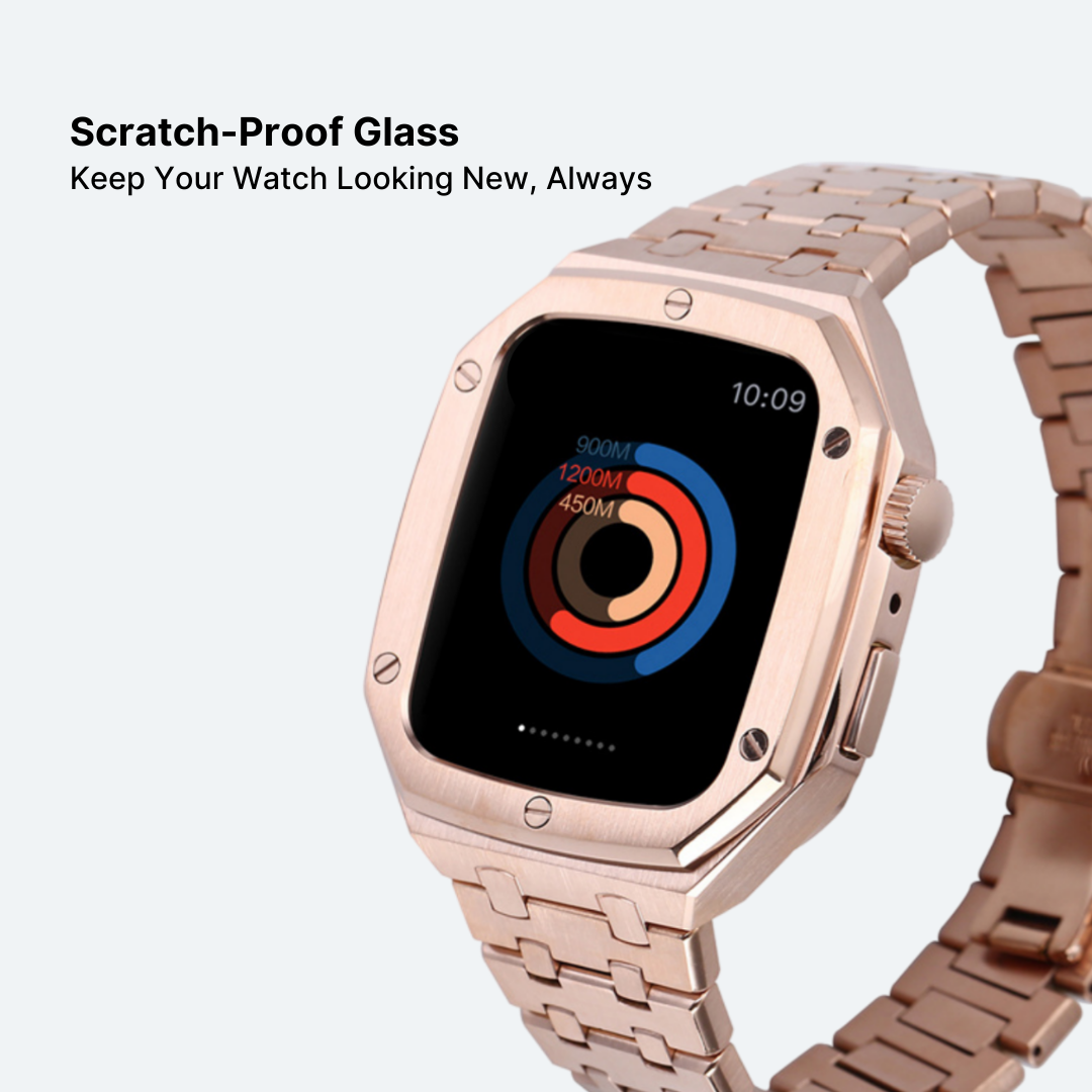 Stainless Steel Apple Watch Case and Strap - Image 8